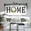 Decoratieve Bloemen Paaskrans Kunstmatige Eucalyptus Kleine Vogel Voor Voordeur Muur Raam Bruiloft Feest Boerderij Home Decor