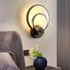 Wall Lamp Nordic Acrylic Lights Beside Reading Sconce LED Modern Bedroom Restaurant Aisle Hallway Lighting Fixture Decor