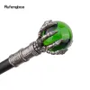 Green Glass Ball Steampunk Walking Cane Fashion Decorative Walking Stick Gentleman Luxury Crosier Knob Walking Stick 93cm