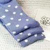 Women Socks Kawaii Polka Dot Glitter Shiny Bright Silk Stockings Female Fashion Sparkly Breathable Cotton Sequin