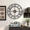 Wanduhren Retro Metall Uhr Kreative Eisen Kunst Dekoration Digitale Wohnzimmer Uhr Hause Hängen Große