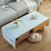 Eenvoudige woonkamer salontafel tafelkleed Scandinavische stijl Rechthoekig theetafelkleed Tafelkleed Kasthoes Handdoek Home Decor 240220