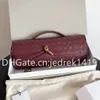 Bolso de lujo de diseñador Andiamo Embrague de noche 10A Cuero de napa de alta calidad Tejido andwork Intrecciato Bolsa de cena de fiesta Gran capacidad Casual Embrague para mujer