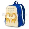 Backpack Giraffe Couple With Heart-You Stole My Hear But I Will Let You Keep It-Happy Valentines Day Outdoor Hiking Waterproof