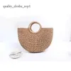 Designer casual férias praia sacos de ombro carta lenço de seda palha tecido saco versátil semi circular mulheres rattan bolsas sacos de compras bolsas carteira 630