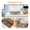 Kitchen Storage 2 Pcs Plastic Drawers Cutlery Box Delicate Organizer Household Utensil Case Rack Countertop Supply Baby