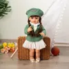 55 cm Reborn Dolls Full Body Silicone Vinyl Doll Beauty Long Hair Girl Life Beborn Baby Princess Bebe Dolls Reborn Doll Toys 240223