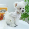 Dog Apparel Pet Lovely Skirt Fluffy Gauze Dress Lace Cloth Material Small Size Cat And Princess Clothing Supplies