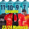 23/24 Levante 3rd Soccer Jerseys RCD Mallorca 2023 2024 IBORRA SOLDADO CANTERO PEPE P. MARTINEZ WESLEY WESLEY SANCHEZ ABDON A. RAILLO VALJENT MURIQI BABA Football Shirt
