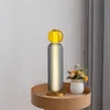 Nordic Colorful Glass Floor Lights Living Room Bedside Shop Hotel Novelty Standing Lamp New Style 4000K Blue Yellow Brown