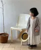 Kız elbise geyiği jonmi Kore tarzı 2024 yaz bebek kızlar mektup basılı elbise kolsuz pamuk yelek balo elbise çocuklar rahat