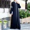 Etniska kläder maxi abaya klänningar vintage islamisk klänning blommig tryckt långa solida kvinnor muslimska kaftan kläder burka 2024 ankomst