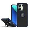 Armor Hard per Xiaomi Redmi Note 13 Pro Plus Custodia POCO X6 M6 Cover protettiva per staffa con anello posteriore opaco