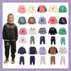 Kledingsets Kindersweatshirtset 23 Herfst/winter WYN Wollen joggingbroek voor jongens, meisjes, katoen met lange mouwen