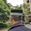 Bérets musulmans pour hommes, chapeau de bateau, casquette malaisienne, casquette de prière, Kufi, Islam, Hijab, arabie saoudite, Turban, mode 2024