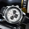 Breitl kol saatleri erkekler saatler 6 iğneler tüm kadran iş kuvars hareketi izle 1884 kronometre tarihi adam bayan bilek izle lüks kronograf 3 göz