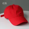 2024 Hot Sellig Football Professional Soccer Japanese Fashion Pure Color Washed Cotton Light Board Baseball Cap Spring and Autumn Men and Wo