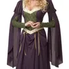 Medieval Woman European Vintage Court Queen Dress Halloween Dance Party Performance Dress 240220