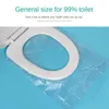 Toilet Seat Covers 1/2PCS Pack Portable Disposable Waterproof Restroom Cover Wood Pulp For Travel/Camping Bathroom