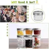 Storage Bottles 250ml Mason Jars Canning Jelly With Lids Ideal For Jam Honey Wedding Favors Shower Baby Foods 4 PCS