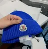 Bonnet de créateur chapeau d'hiver MONCLR casquette homme italien chapeau chaud à la mode hiver nouveau chapeau de laine tricoté chapeau tricoté de luxe version du site officiel