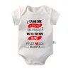 Rompers The Mom In World Baby Bodysuits Cotton Born Romper Infant Boys Girls Short Sleeve Jumpsuits Outfits Gifts