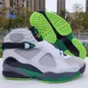 Basketskor 8 University of Oregon Pure Platinum Gorge Green Playoff 8s White Aqua Black Samurai Gunsmoke Men Sports Trainers Outdoor Shoe