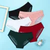 Culottes Femmes Femmes Dentelle Patchwork Panty Transparent Ultrathin Seamless Triangle Briefs Sous-vêtements Sensuel Voir À Travers La Lingerie Érotique