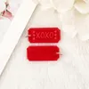 Charms 8 Stück Valentinstag Acryl XOXO Kissing Booth Schmuckzubehör für Halskette Schlüsselanhänger DIY Herstellung