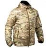 Jachtjassen Merk Winterparka Mannen Militaire camouflagekleding Lente Warme thermische herenjas met capuchon Lichtgewicht