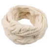 Womens Thick Ribbed Knit Winter Infinity Circle Loop Scarf 22124