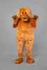 Disfraz de mascota de perro de rendimiento Halloween Navidad Fiesta de lujo Personaje de dibujos animados Traje Traje Adulto Mujeres Hombres Vestido Carnaval Unisex