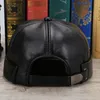 Men Genuine Leather Skullcap,Sailor Cap Hat,Retro Rolled Cuff Brimless Cap 22102