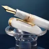 Hongdian N9 Fountain Pen Sea of​​ Cloud Series Steelblade nib Business Office Signature Resin Rotating Fill Gifts Pens 240219