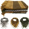 Vêtements ethniques Coupe-vent et manches de cou anti-sable Tactique Désert Hijab Écharpe musulmane Foulard Islam Arabe Coton Head Wrap pour hommes