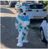 Costumes de mascotte de chien Husky d'Halloween, robe de soirée fantaisie de Noël, tenue de personnage de dessin animé, taille adulte, carnaval, pâques, vêtements à thème publicitaire