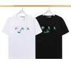 T-shirts pour hommes T-shirts pour hommes T-shirt de designer Nouvelle broderie de l'industrie lourde Pur coton Col rond Manches courtes Mode décontractée Lâche Grand Top de couleur unie E24i