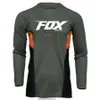 Mens Fox Teleyi Mtb Downhill koszulki Motocross Motocross Mountain Bike koszulka Szybkie suszące koszulki rowerowe