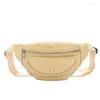 Backpack 2024 Women Waist Bag Soft PU Belt Bags Designer Shoulder Messenger Chest Female Fashion Fanny Pack