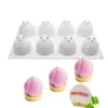 Baking Moulds Silicone Mold 8-cavity Orange Mousse Cake For Diy Fruit Peach Pudding Chocolate Dessert Jelly