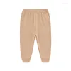 Pantaloni Fetchmous Born Pantaloni sportivi Four Seasons Unisex Neonato Ragazzo Ragazza Abbigliamento Cotone per capispalla per bambini 0-24 mesi