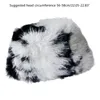 Berets Thicken Plush Bucket Hat For Woman Windproof Faux Furs Design Adult Teens Winter Keep Warm Mongolian
