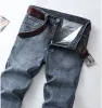 2024 Nya jeans män klassisk jean hög kvalitet rak ben manliga casual byxor plus storlek 28-40 bomull denim byxor ropa