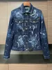 2024.2.25 Designer Mens Jackets Clothing France Brand Bomber Denim jacket Europe and American style Outerwear coat Fashion hombre Casual Street coats M-3XL