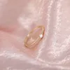 Pierścienie klastra 925 Srebrny złoty pojedynczy okrągły cyrkon Crystal elegancki damski pierścionek biżuterii ślub