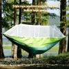 Portabel utomhuscamping Fritid Dubbel Myggnät Hammockar Garden Travel Tourist Nature Hike Sleeping Hanging Hammock Swing 240222