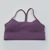 Breau de sport de ruissellement de running de ruissellement pour le soutien-gorge yoga en forme de soutien-gorge en arrière en arrière-bande Lulu Yoga avec tasse détachable Luluemon