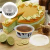 Disposable Cups Straws 50 Pcs Aluminum Tin Paper Cup Baking Individual Cake Pans With Lids Mini Muffin Tins Egg Tart Molds Alloy