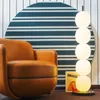 Witte jade glazen vloerlamp Scandinavische vloerstijl designer LED met hoge lichtdoorlatendheid