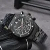 AP Wrist Watches Mens Watches ستة إبر جميع العمل الاتصال الهاتفي الكوارتز الياقوت عالي الجودة من الياقوت المصمم الزجاجية الفاخرة